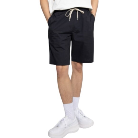 Allsaints Canta Shorts Mens Size 30 Drawstring 10" Inseam Cotton Black - Picture 1 of 5